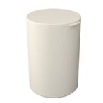 Lixeira-Serene-Redonda-5L-Bege-com-Tampa-Coza