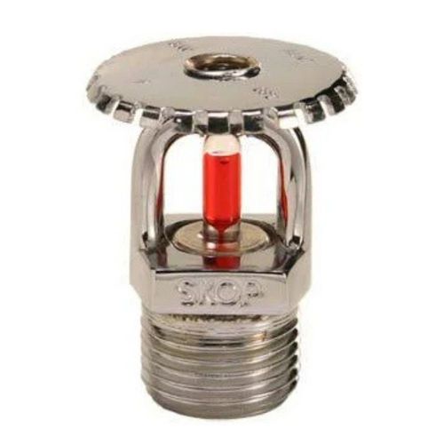 Sprinkler para Cima Resposta Padrão e Bulbo Vermelho Cromado 68°C DMH
