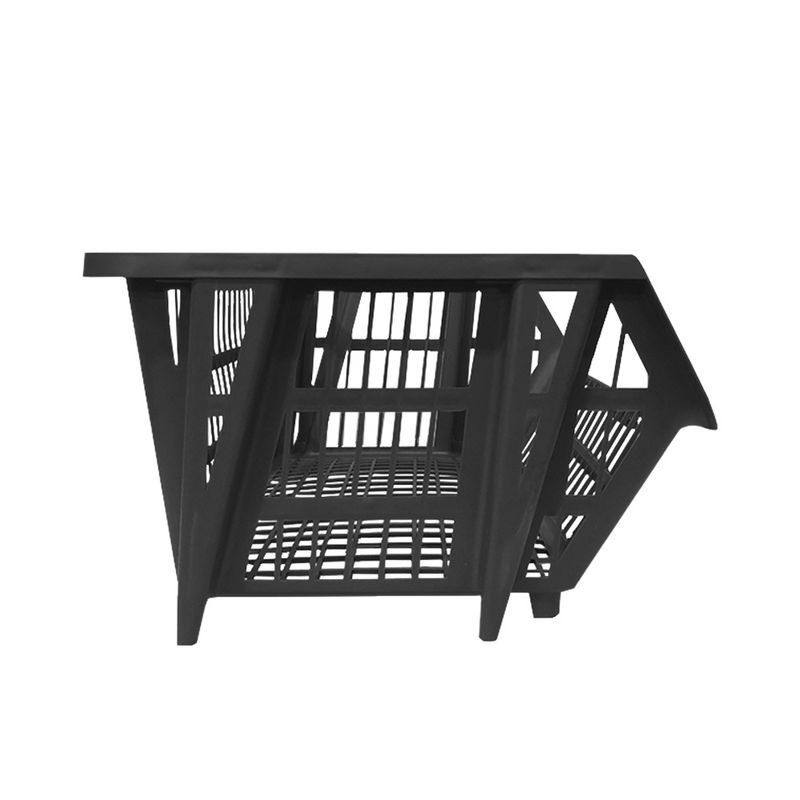 Cesto-Expositor-Encaixavel-Pequeno-22L-ate-15Kg-Plastico-Preto