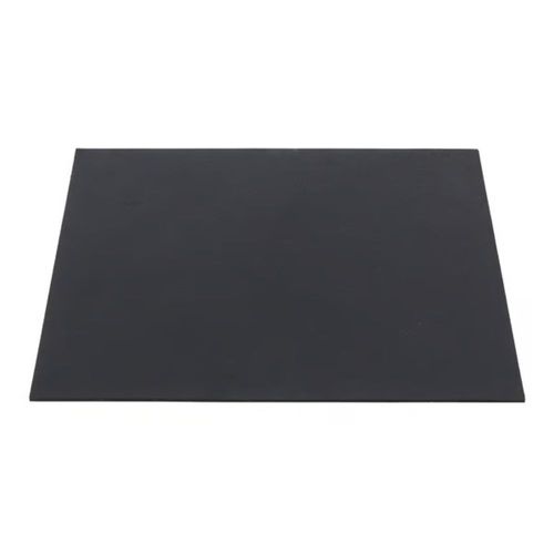 Piso Emborrachado Corrugado Preto 4mm 50x50cm