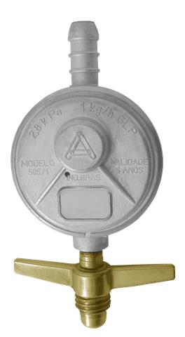 Regulador Gás Doméstico 1kg/h 505/01 3/8" BM Aliança