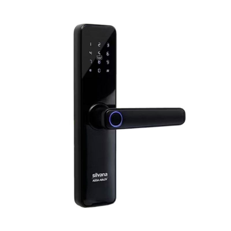 Fechadura-Digital-de-Embutir-com-Biometria-SDD300-Preto