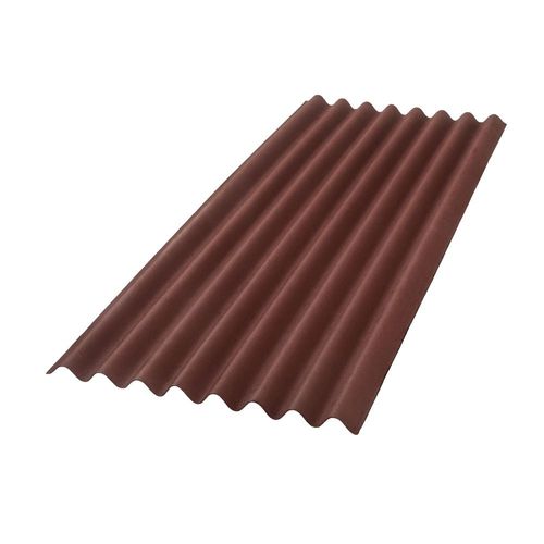 Telha Ondulada Fibra Stilo Vermelha 3mm 2x0,82cm Onduline
