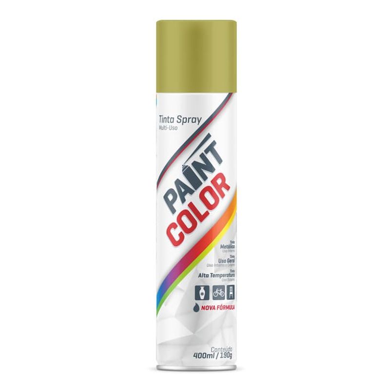 Tinta-Spray-Metalica-Ouro-400ml-Paintcolor