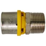 Conector-Macho-para-Gas-26mmx1--Prensar-Multi-Emmeti