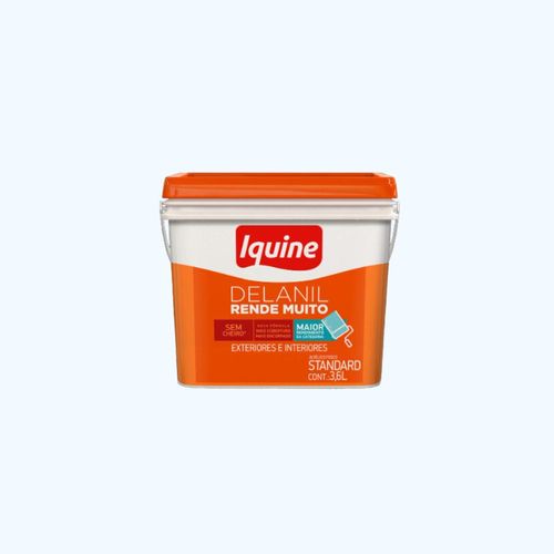 Tinta Standard Acrílica Fosco Delanil Branco Neve 3,6L Iquine