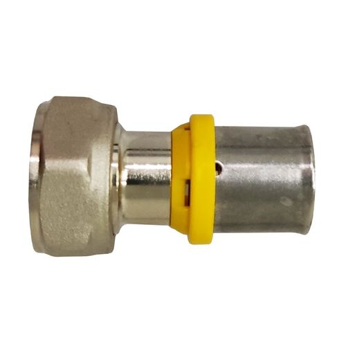 Conector Fêmea Móvel para Gás 20mmx3/4" Prensar Multi Emmeti
