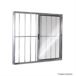 Janela-de-Correr-2-folhas-com-Grade-Aluminio-Brilhante-120x150cm