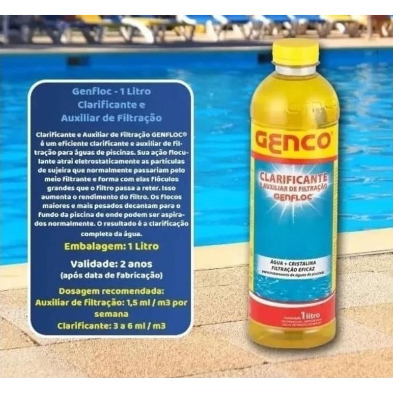 Clarificante-e-Auxiliar-de-Filtracao-Frasco-1L-Genfloc-Piscina-Genco