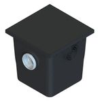 Caixa-de-Gordura-Polipropileno-com-Cesto-para-Limpeza-Preto-42L-Taf