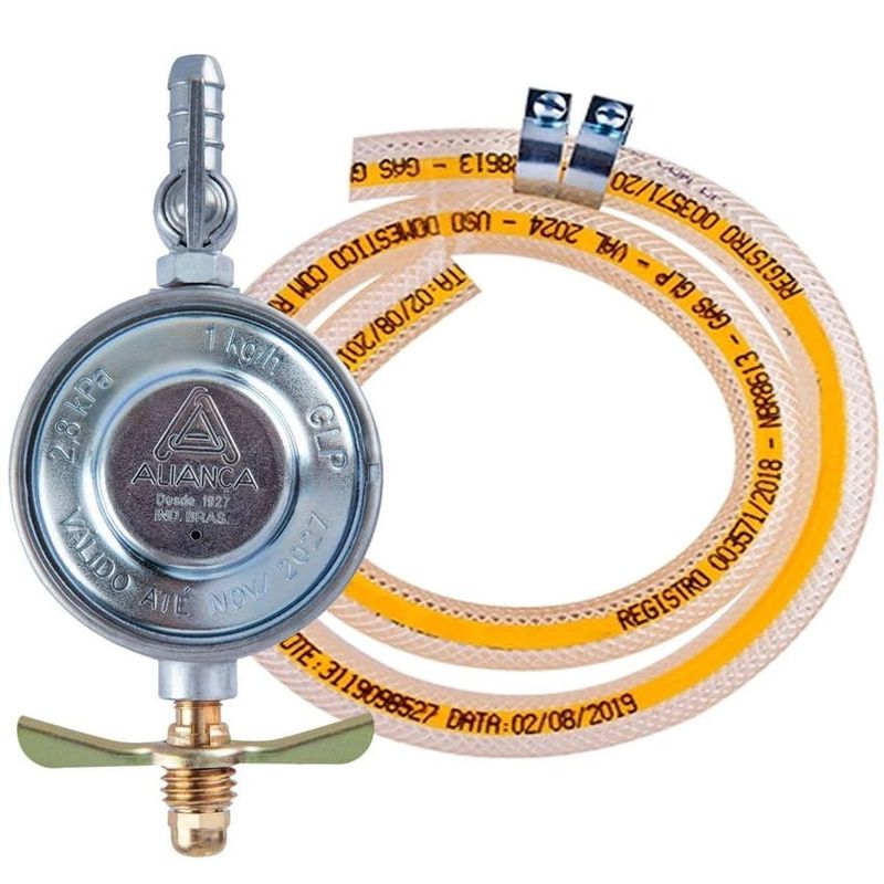Regulador-Gas-Domestico-1kg-h-3-8--BM-com-Mangueira-125m-Alianca