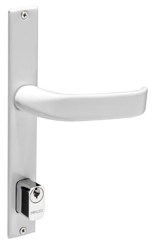Fechadura Externa Perfil Estreito Serralheiro Magnum 661 22mm Branca