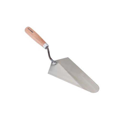 Colher de Pedreiro 8" Canto Reto Cabo Madeira Momfort