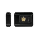 Fechadura-Eletrica-de-Sobrepor-com-Leitor-de-Tag-RFID-3000-MF-Preta