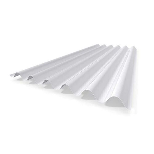 Telha Trapézio Polipropileno Leitosa 1,1mm 3x1,05m Lux Telhas