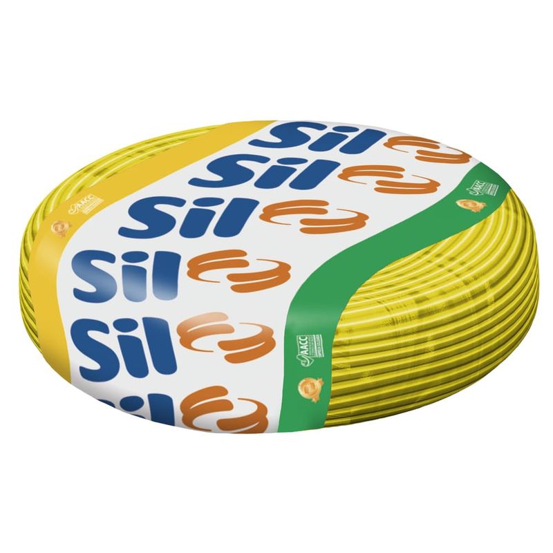 Cabo-Flexivel-4mm²-750V-Amarelo-Sil-100-Metros