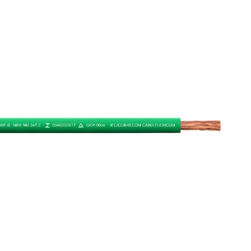 Cabo Flexível 16mm² 750V Verde a Metro