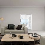 Porta-de-Correr-2-Folhas-Vidro-Liso-Aluminio-Branco-Direito-210x150cm