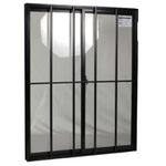 Janela-de-Correr-2-Folhas-com-Grade-Aluminio-Preto-100x150cm