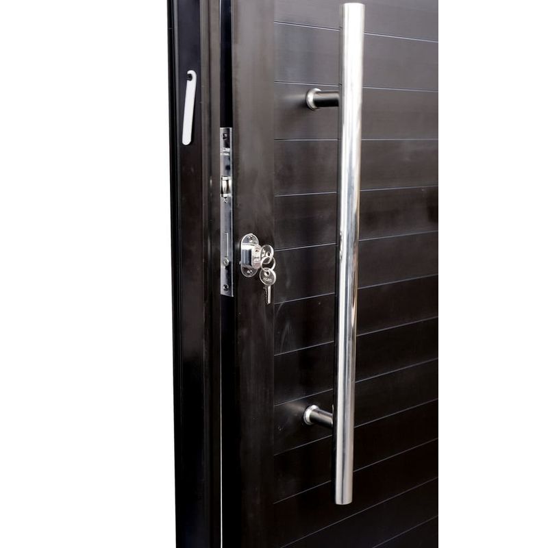 Porta-Pivotante-Lambril-Aluminio-Preto-com-Visor-Esquerdo-210x100cm