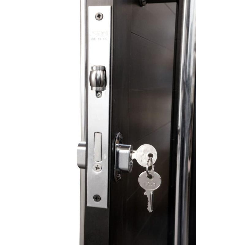 Porta-Pivotante-Lambril-Aluminio-Preto-com-Visor-Esquerdo-210x100cm