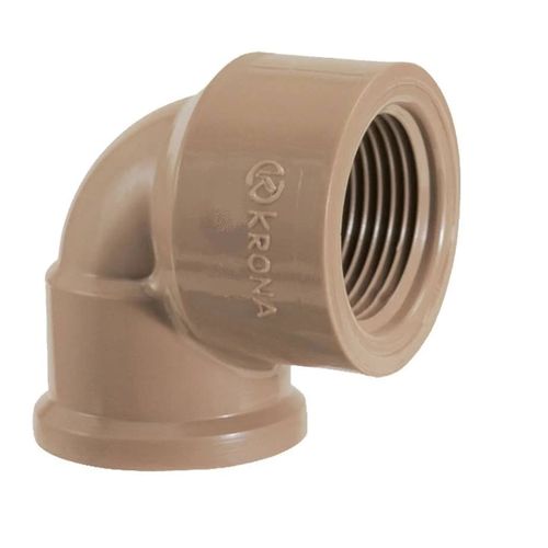 Joelho 90 Soldável LR PVC 25mm x 3/4" Krona