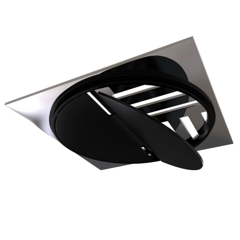 Grelha-Quadrada-Fecho-Automatico-Max-ABS-Cromada-15cm-DN150-Estrela
