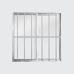 Janela-de-Correr-2-Folhas-com-Grade-Aluminio-Brilhante-100x100cm