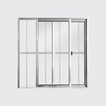 Janela-de-Correr-2-Folhas-com-Grade-Aluminio-Brilhante-100x100cm