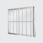 Janela-de-Correr-2-Folhas-com-Grade-Aluminio-Brilhante-100x100cm