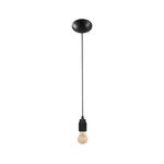 Pendente-One-em-Porcelana-Preto-para-1-Lampada-E27