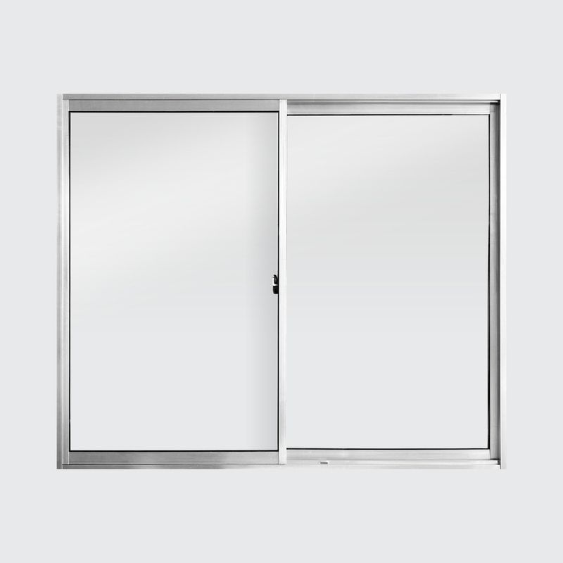 Janela-de-Correr-2-Folhas-sem-Grade-Aluminio-Brilhante-100x120cm