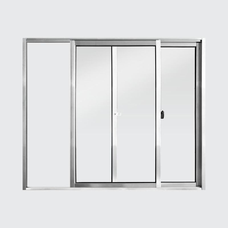 Janela-de-Correr-2-Folhas-sem-Grade-Aluminio-Brilhante-100x120cm