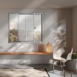 Janela-de-Correr-2-Folhas-sem-Grade-Aluminio-Brilhante-100x120cm