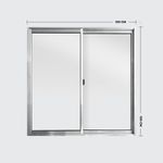 Janela-de-Correr-2-Folhas-sem-Grade-Aluminio-Brilhante-100x100cm
