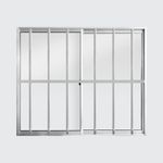 Janela-de-Correr-2-Folhas-com-Grade-Aluminio-Brilhante-100x120cm