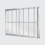Janela-de-Correr-2-Folhas-com-Grade-Aluminio-Brilhante-100x120cm
