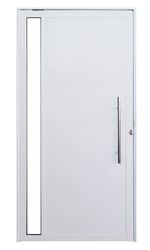 Porta-Pivotante-Lambril-Aluminio-Branco-com-Visor-Esquerdo-210x100cm