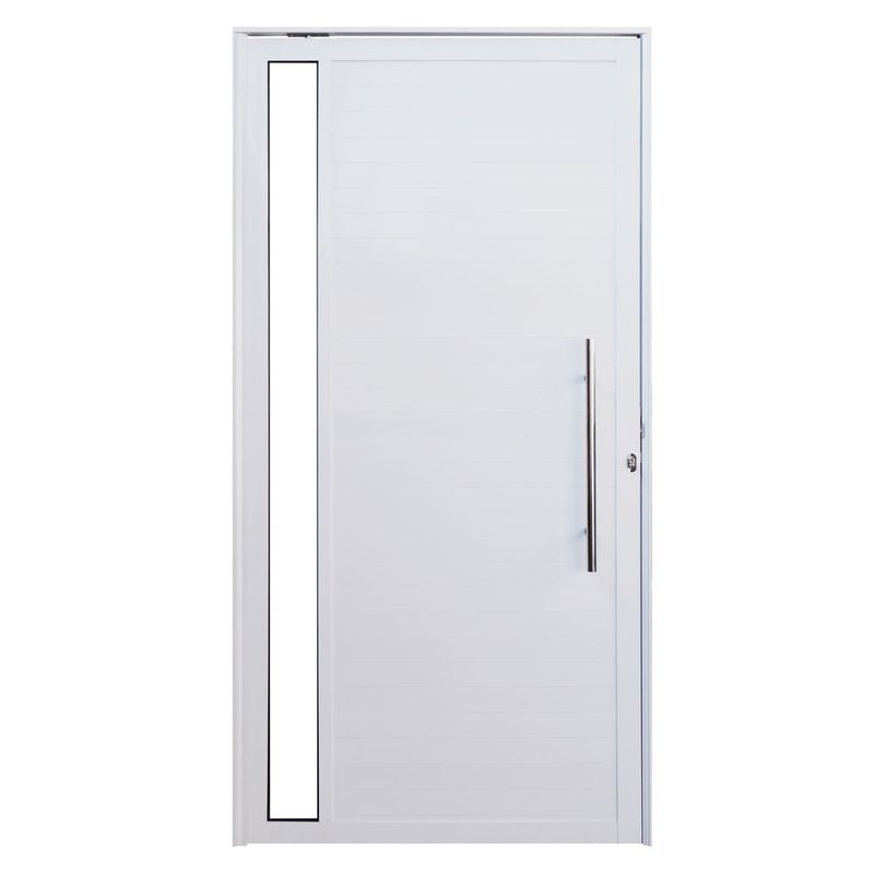 Porta-Pivotante-Lambril-Aluminio-Branco-com-Visor-Esquerdo-210x100cm