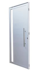 Porta-Pivotante-Lambril-Aluminio-Branco-com-Visor-Esquerdo-210x100cm