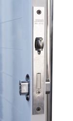 Porta-Pivotante-Lambril-Aluminio-Branco-com-Visor-Esquerdo-210x100cm
