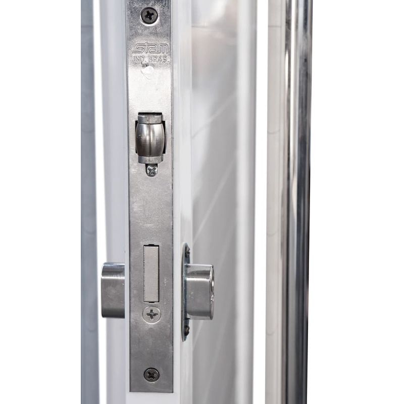 Porta-Pivotante-Lambril-Aluminio-Branco-com-Visor-Esquerdo-210x100cm