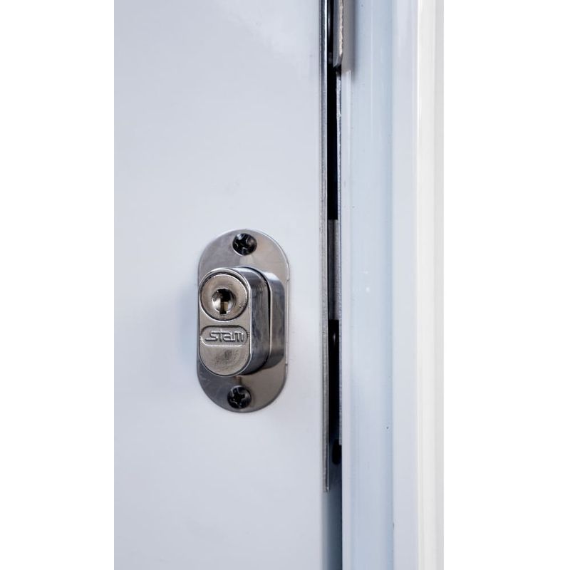 Porta-Pivotante-Lambril-Aluminio-Branco-com-Visor-Esquerdo-210x100cm