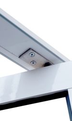 Porta-Pivotante-Lambril-Aluminio-Branco-com-Visor-Esquerdo-210x100cm