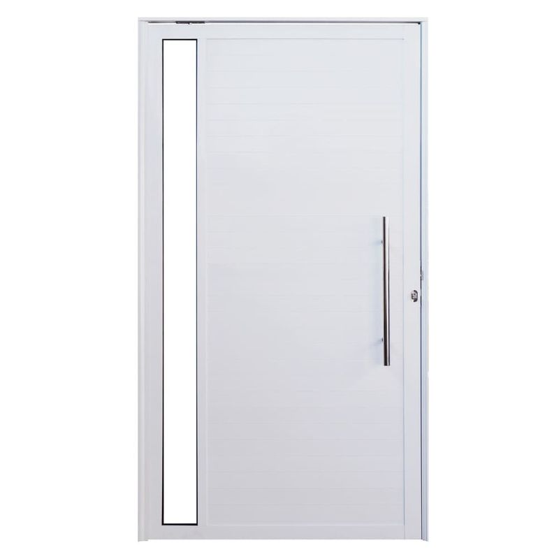 Porta-Pivotante-Lambril-Aluminio-Branco-com-Visor-Direito-210x100cm