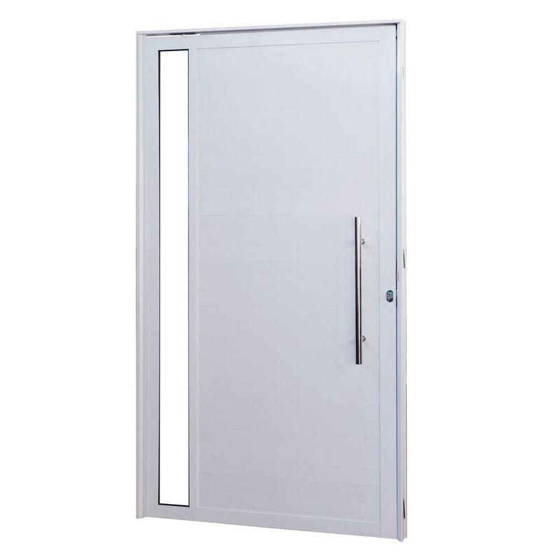 Porta-Pivotante-Lambril-Aluminio-Branco-com-Visor-Direito-210x100cm