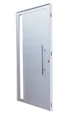 Porta-Pivotante-Lambril-Aluminio-Branco-com-Visor-Direito-210x100cm