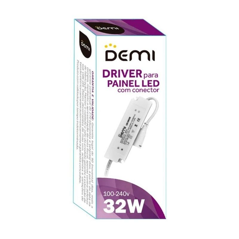 Driver-para-Painel-de-LED-32W-Bivolt-com-Conector-Demi