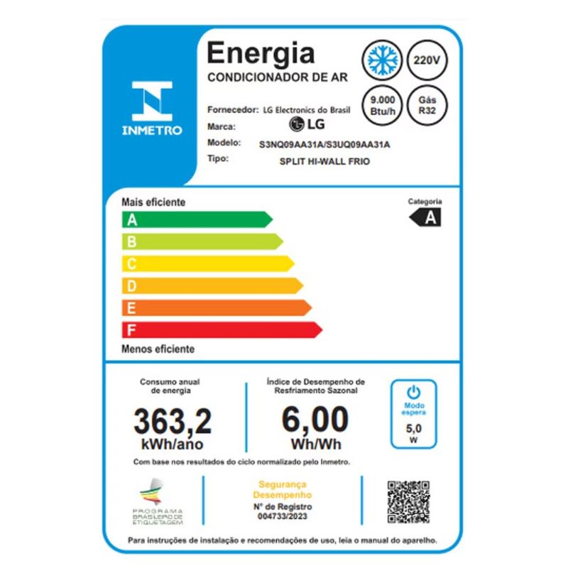 Ar-Condicionado-Inverter-LG-Dual-Voice-9000-Btus-Frio-220V