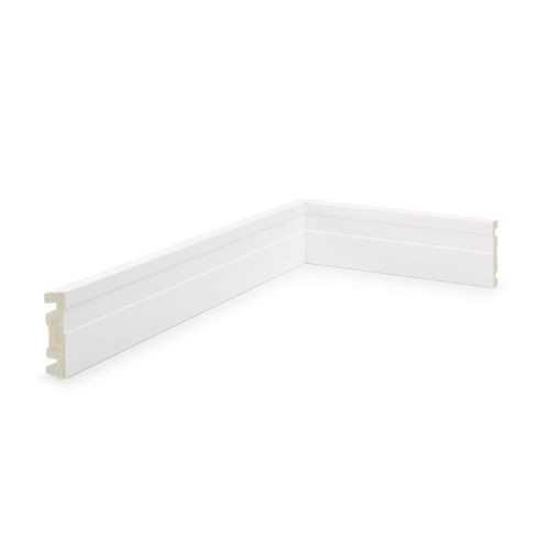 Guarnição Poliestireno Liso Branco 05x150x240cm